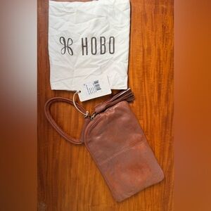 HOBO Patina Sable Genuine Leather Wristlet NWT